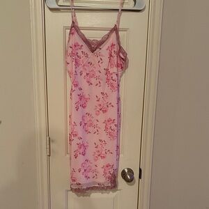 Wild Fable Pink Floral Lace Mini Dress